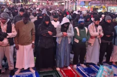 ABD Times Meydanı’nda teravih namazı