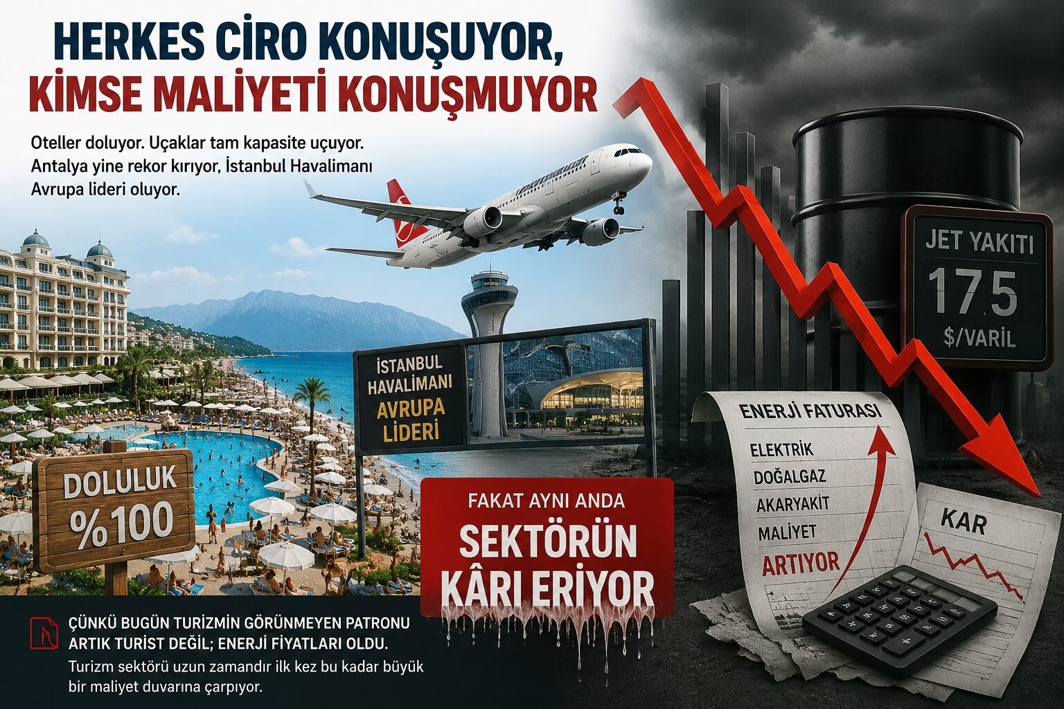“Turizm Sektörü Artık Misafir Değil, Maliyet Ağırlıyor”