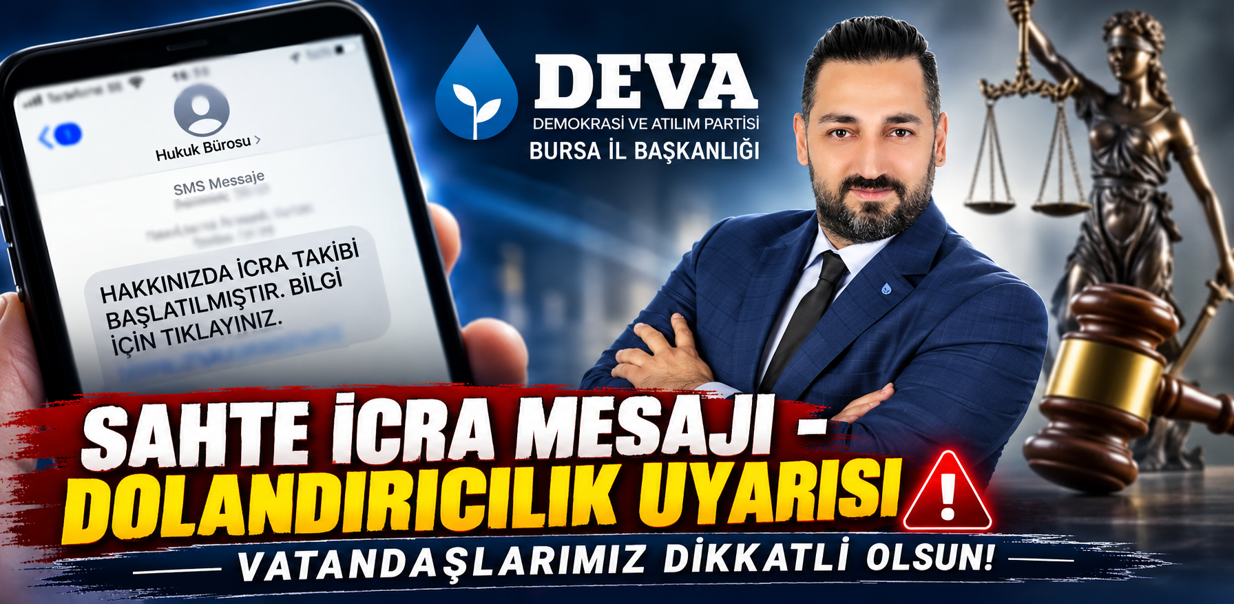 “Sahte İcra Mesajlarına İtibar Etmeyin”