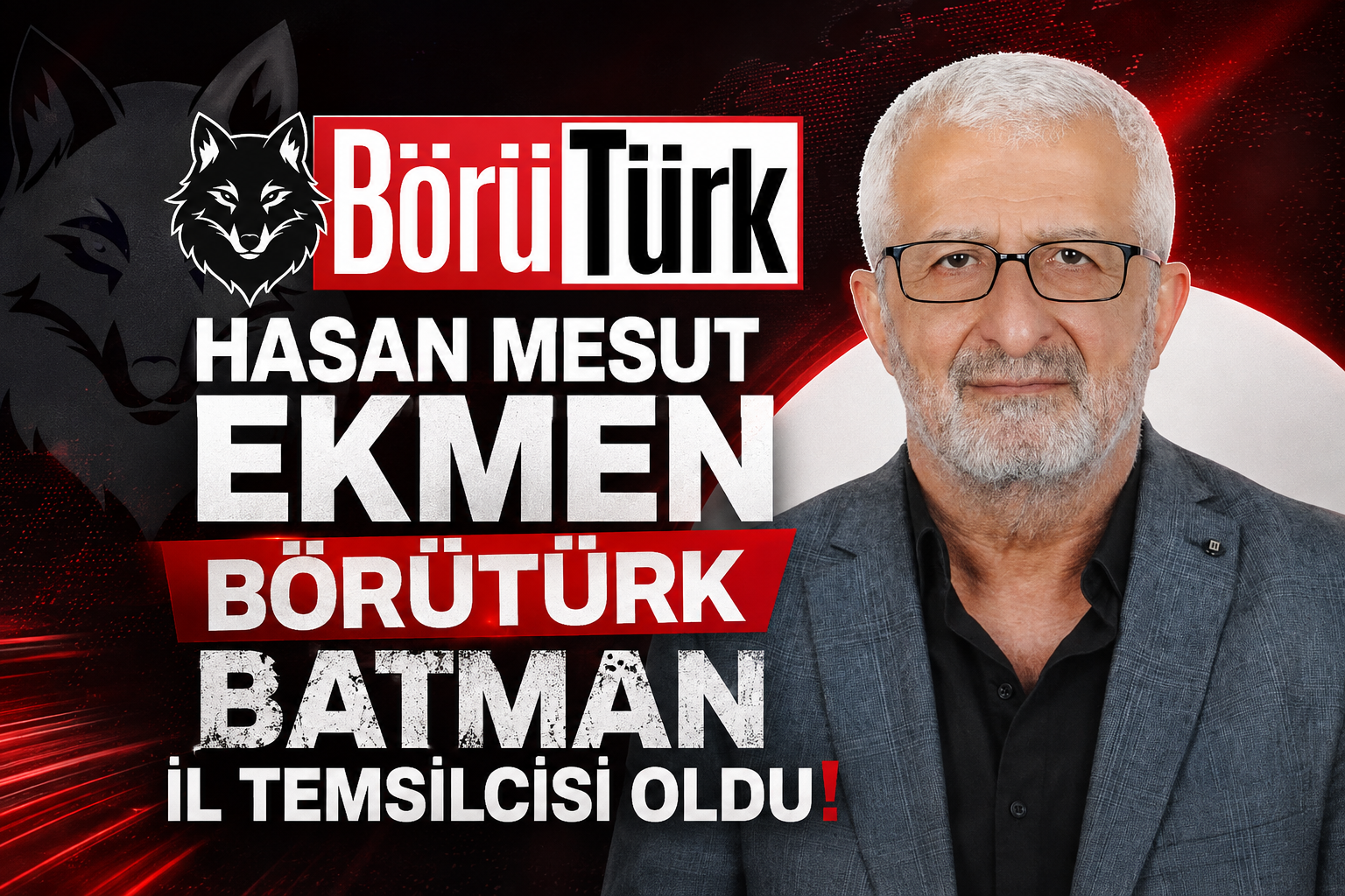 BörüTürk’ün İlk Temsilcisi Hasan Mesut Ekmen Oldu