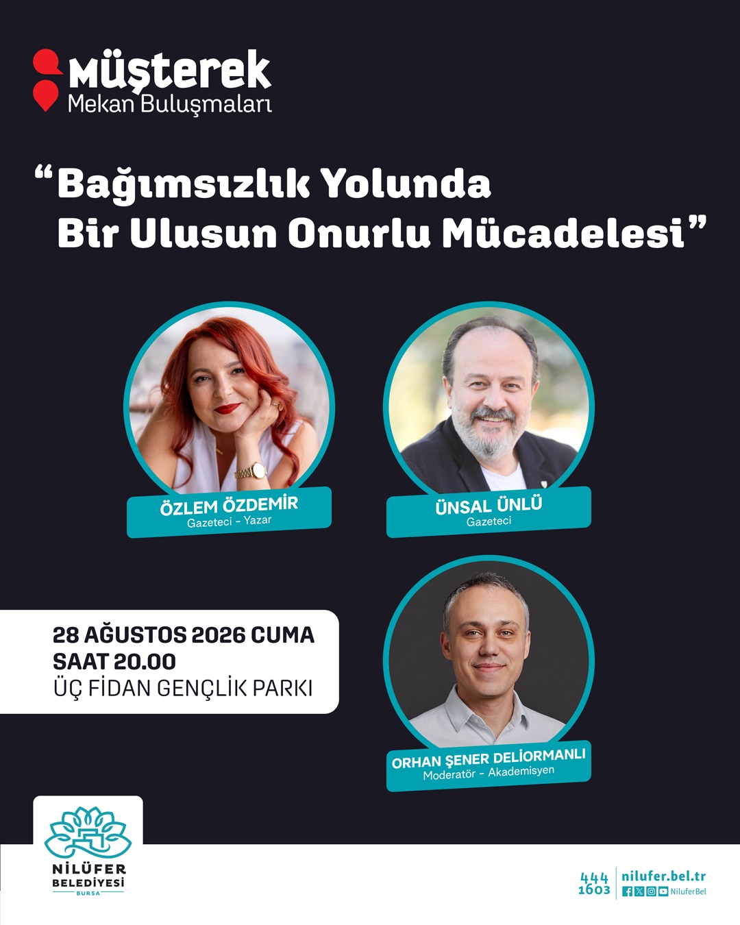 “MÜŞTEREK MEKAN BULUŞMALARI”NDA BAĞIMSIZLIK MÜCADELESİ KONUŞULACAK