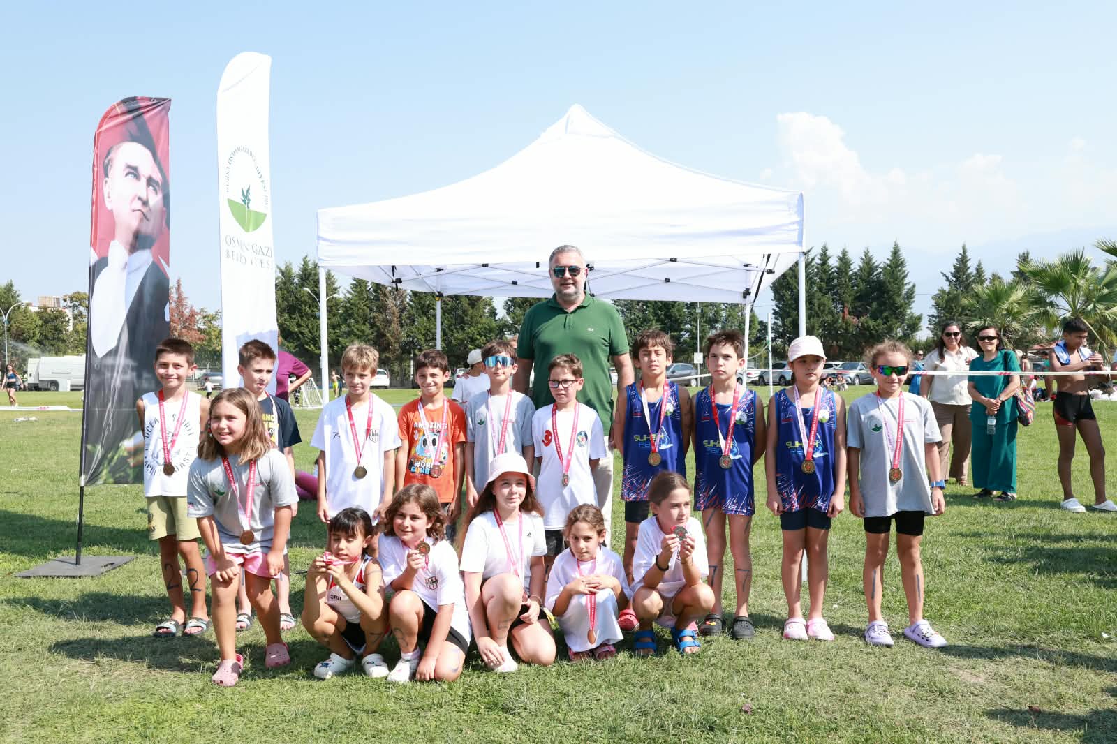 Osmangazi’de Sporun Kalbi Triathle İçin Attı