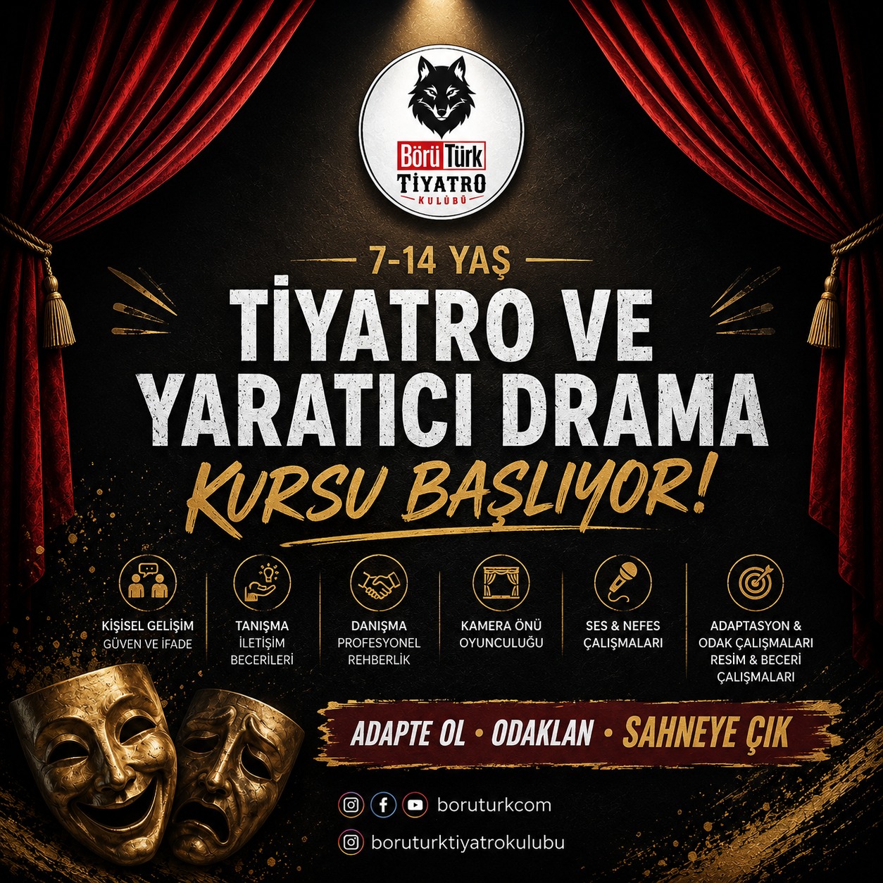 TARİHİ SAHNEYE TAŞIYAN BÜYÜK PROJE: BÖRÜTÜRK TİYATRO KULÜBÜ