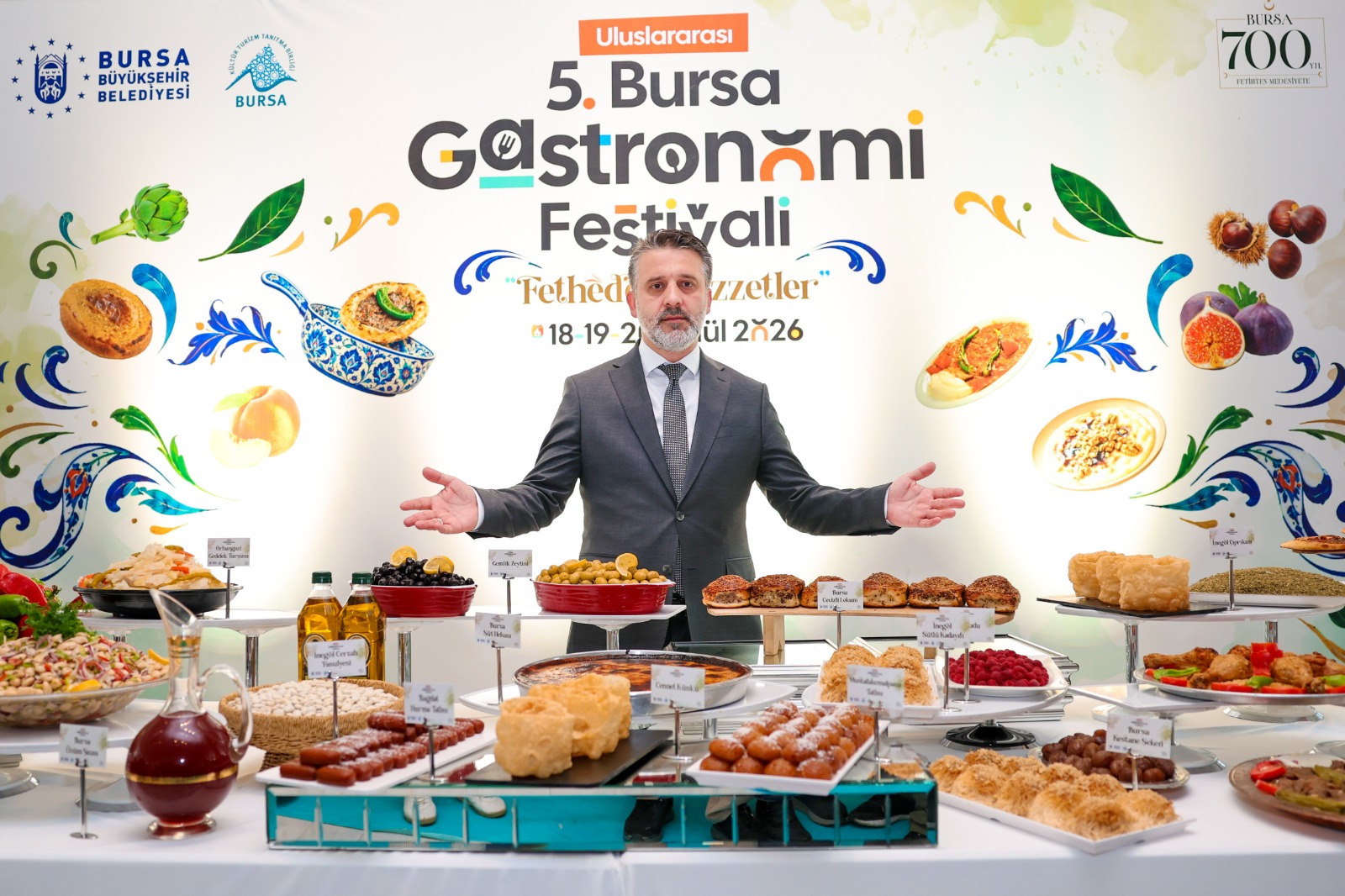 Uluslararası 5. Bursa Gastronomi Festivali “Fetheden Lezzetler”le geliyor