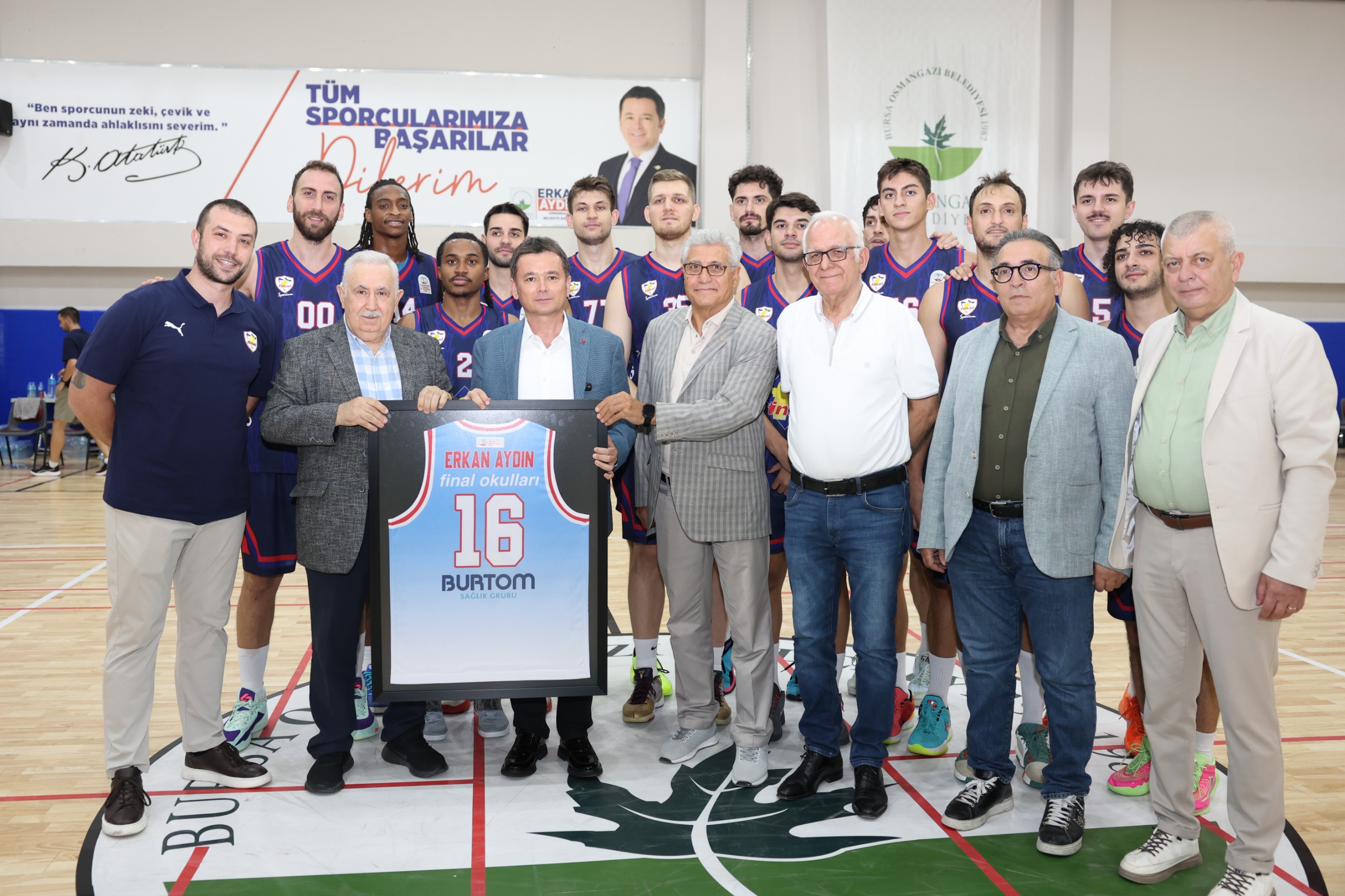 Başkan Erkan Aydın’dan Basketbola Tam Destek