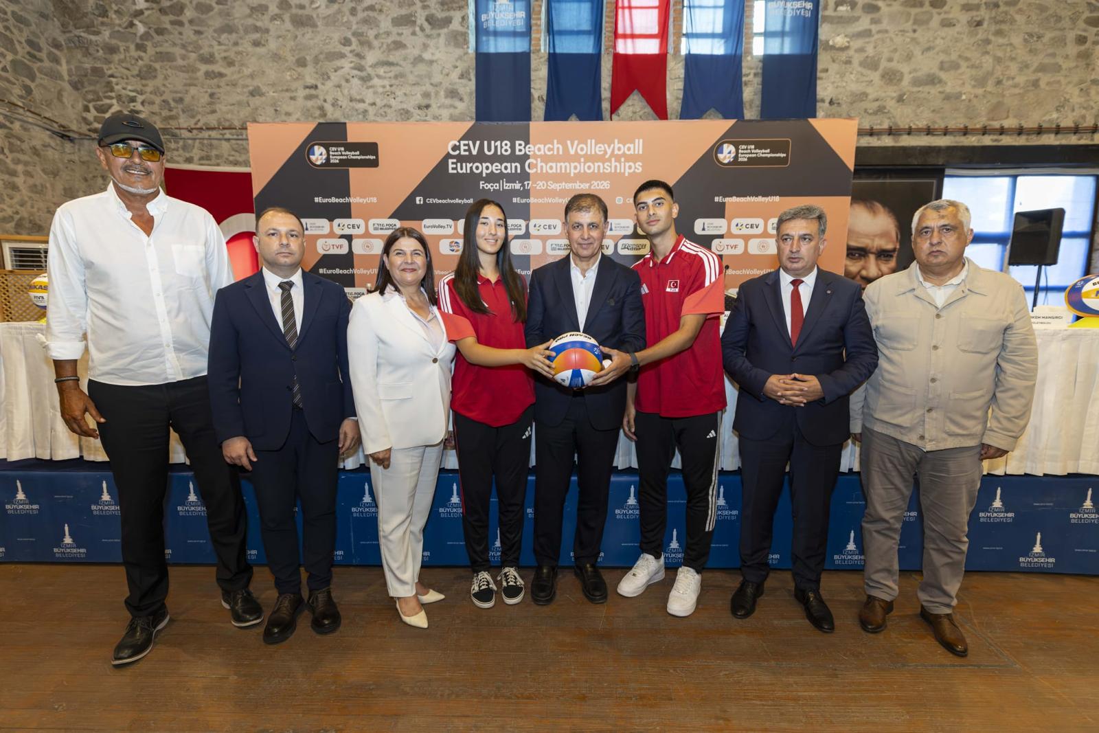 Avrupa’nın genç voleybol yıldızları Foça’da ter dökecek