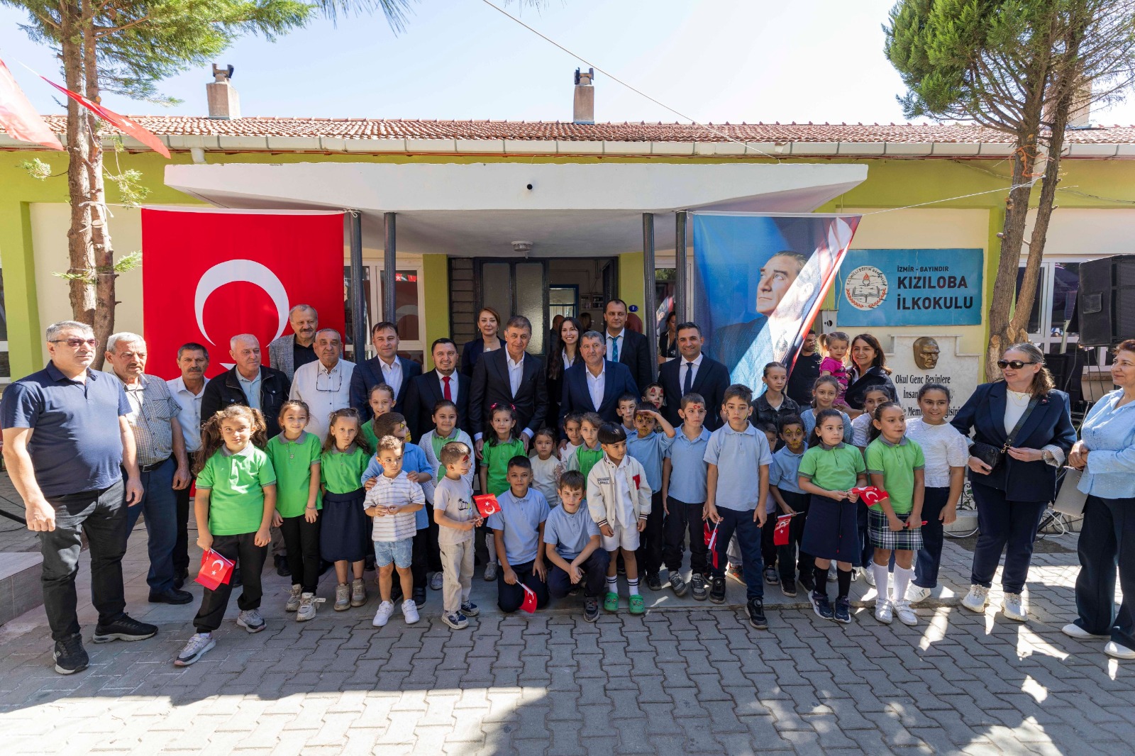 Kızıloba İlkokulu yenilendi çocuklar bayram etti