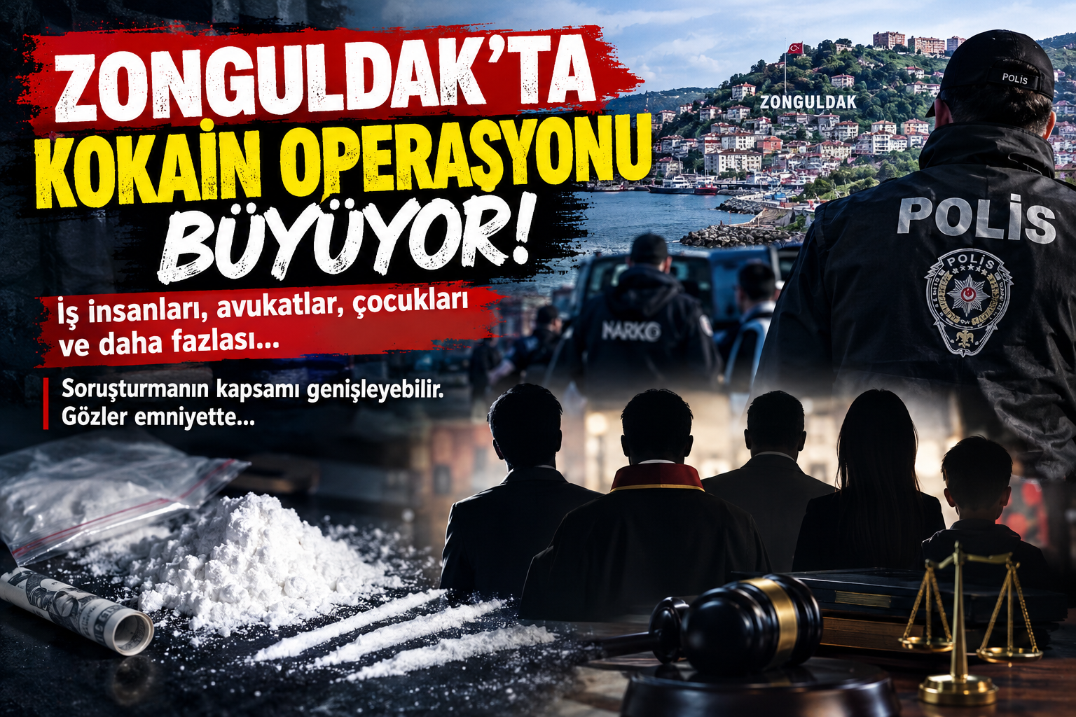 ZONGULDAK’TA KOKAİN OPERASYONU