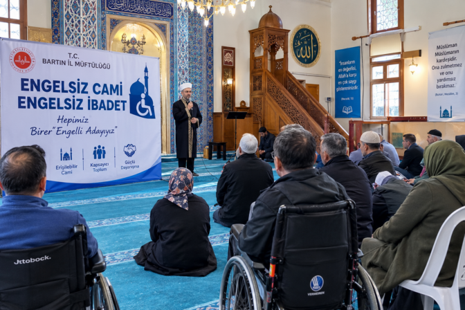 Bartın’da Engelsiz Cami Programı Arap Camii’nde Yapıldı
