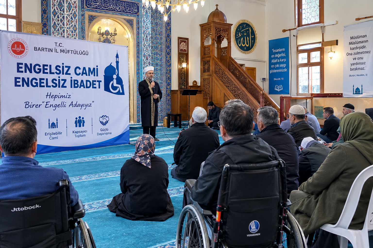 Bartın’da Engelsiz Cami Programı Arap Camii’nde Yapıldı