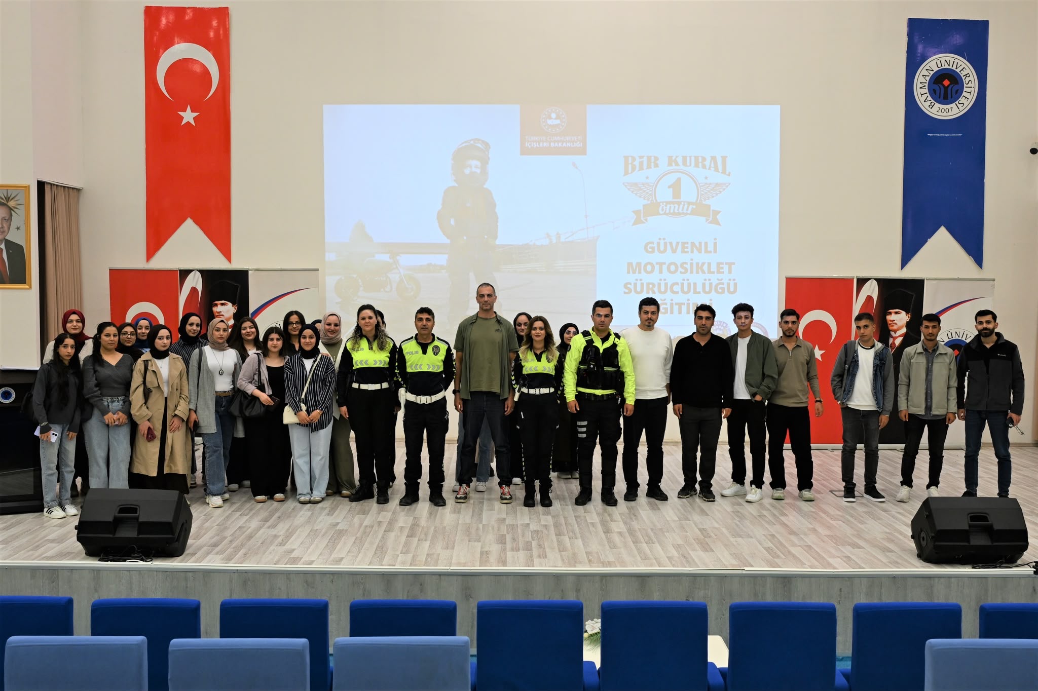 Batman’da Öğrencilere Güvenli Motosiklet Eğitimi Verildi