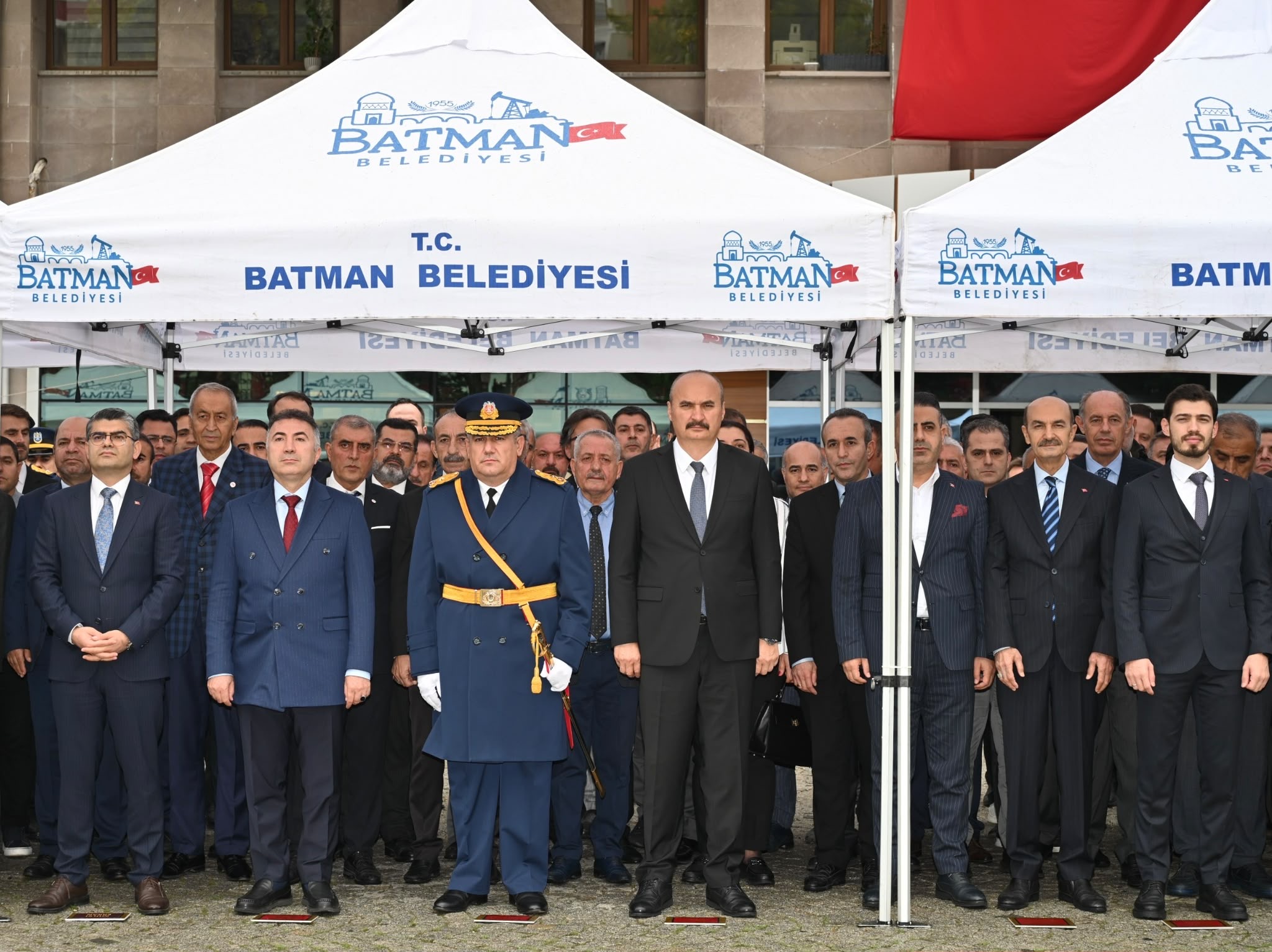 Batman’da Cumhuriyet’in 103. Yılında Çelenk Sunuldu