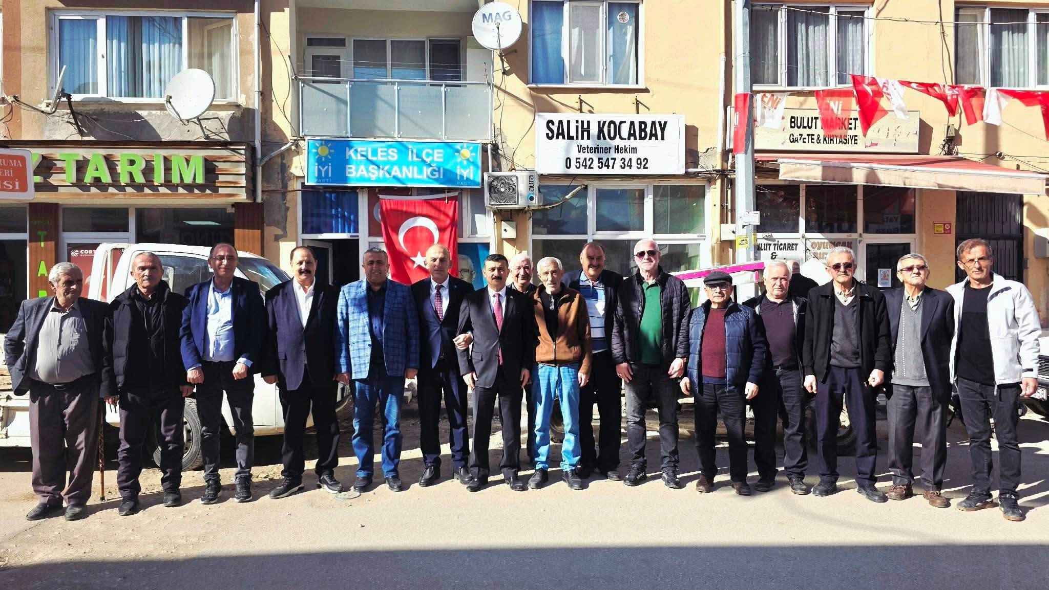 İYİ Parti Bursa İl Başkanı Keles’te Sorunları Ele Aldı