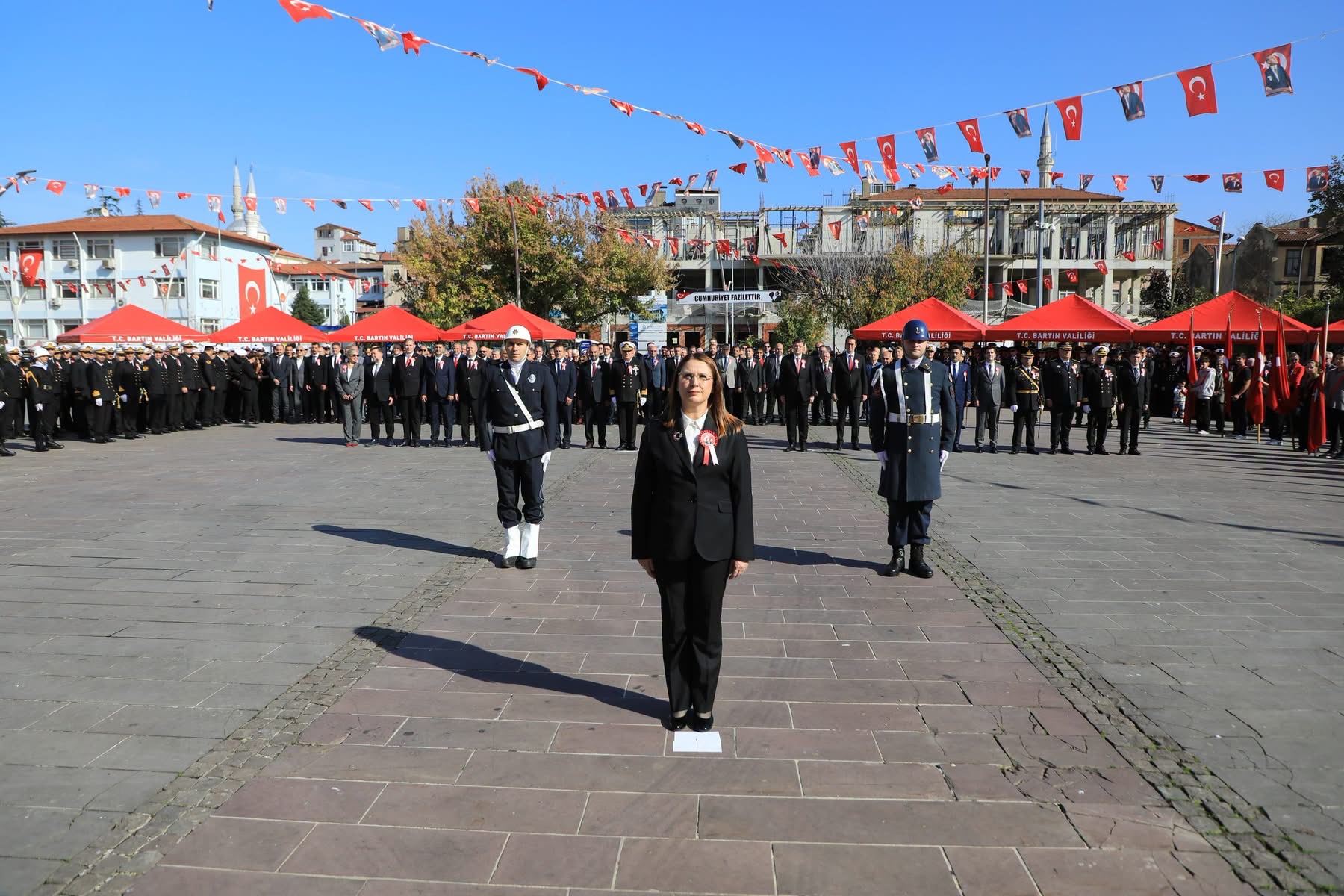 Bartın’da 29 Ekim Cumhuriyet Bayramı Töreni Düzenlendi