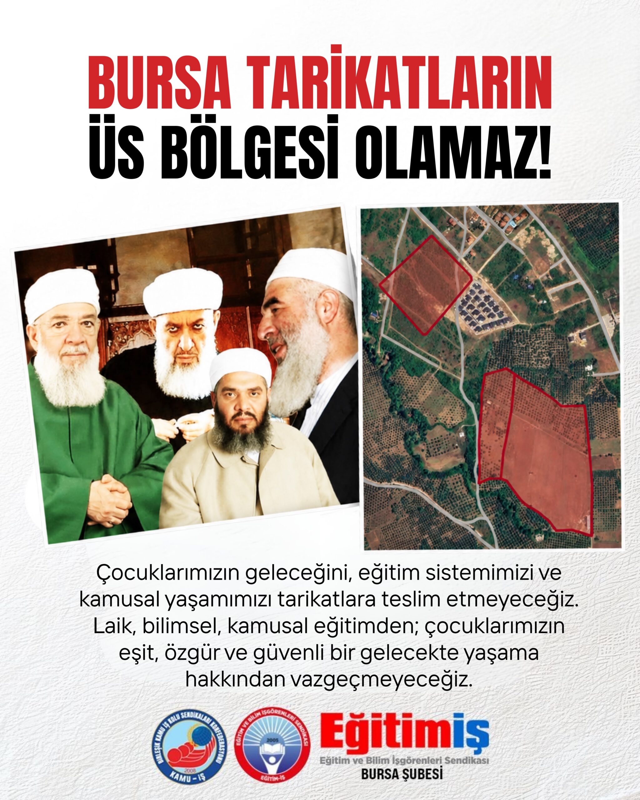 Eğitim-İş Bursa’dan Menzil İddiasına Sert Tepki