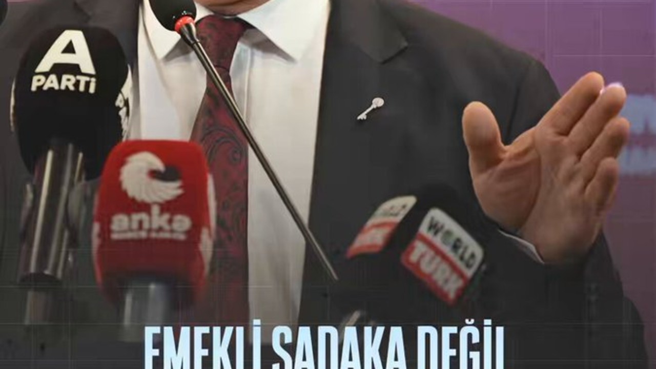 Anahtar Parti Emekli Maaşlarında Düzenleme Yapacağını Söyledi