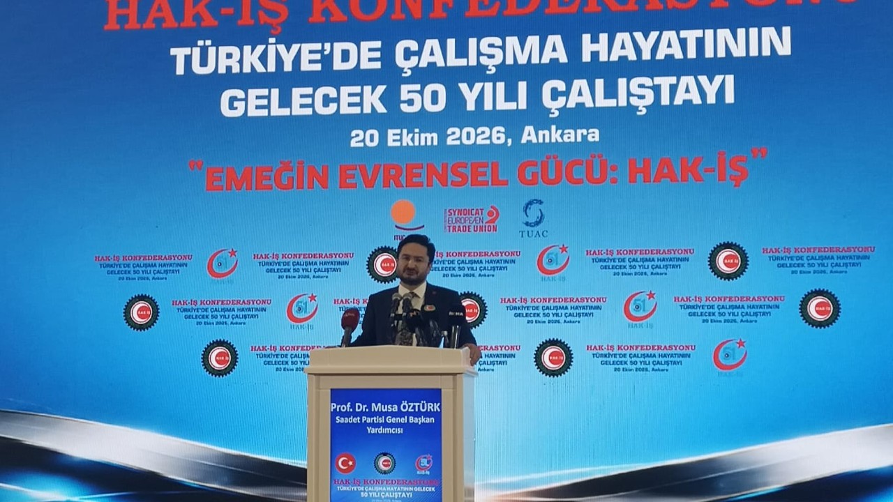 Musa Öztürk, HAK-İŞ’in Çalıştayına Katıldı