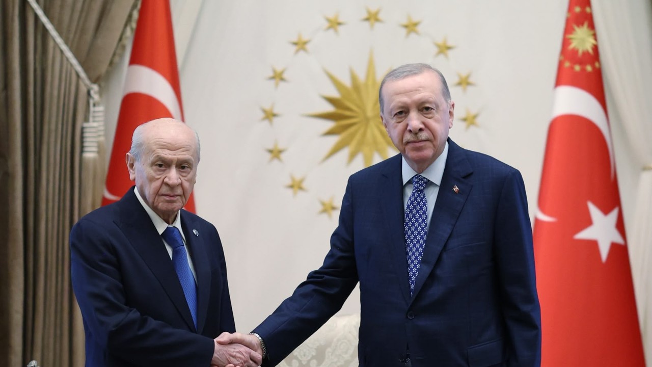 Cumhurbaşkanı Erdoğan, Bahçeli’yi Kabul Etti