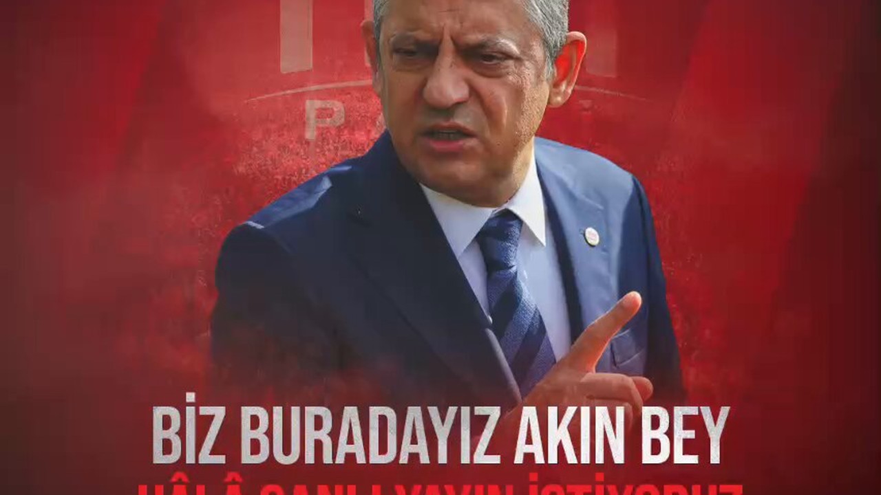 Özgür Özel’den Metro Suçlaması ve Canlı Yayın Açıklaması