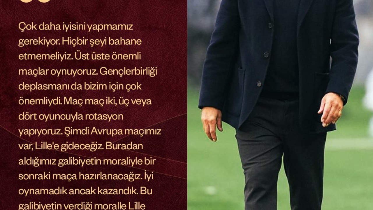 Okan Buruk: Çok Daha İyisini Yapmamız Gerekiyor