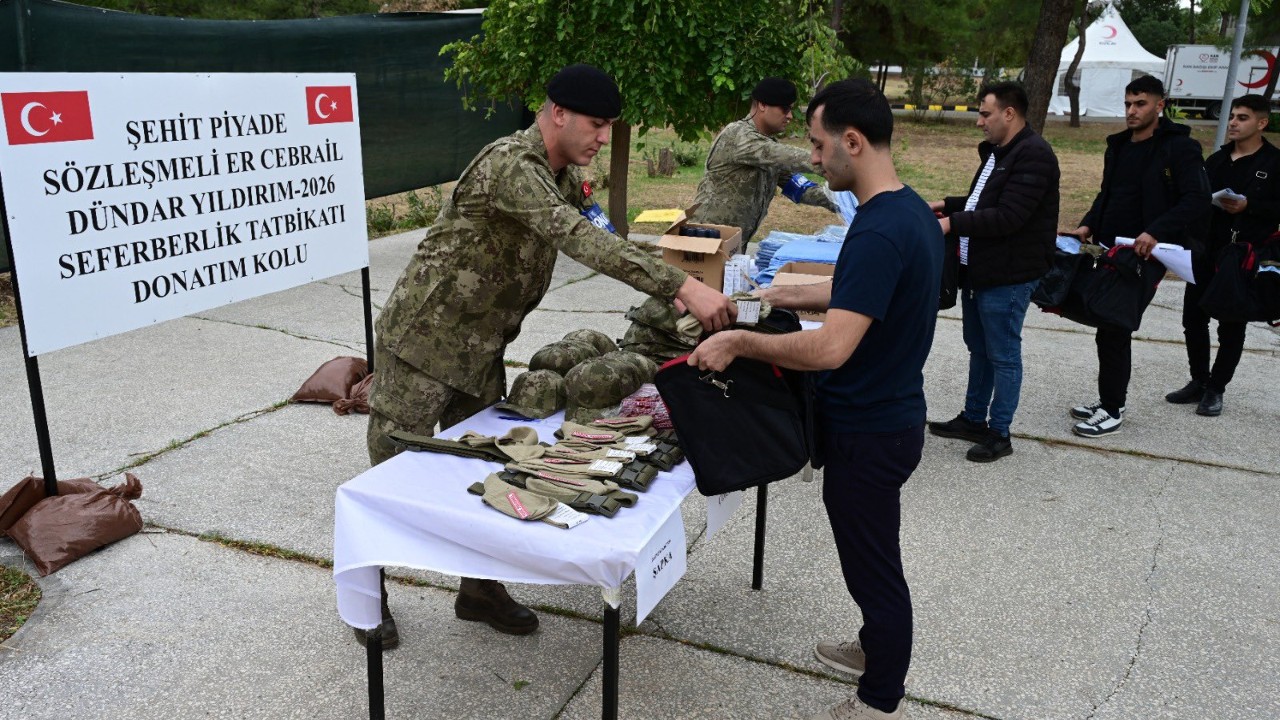 Mardin’de Seferberlik Tatbikatı Yapıldı, 3 Bin 585 Yedek Personel Katıldı