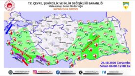 Meteoroloji Güneydoğu’da Kuvvetli Yağış Uyarısı Yaptı
