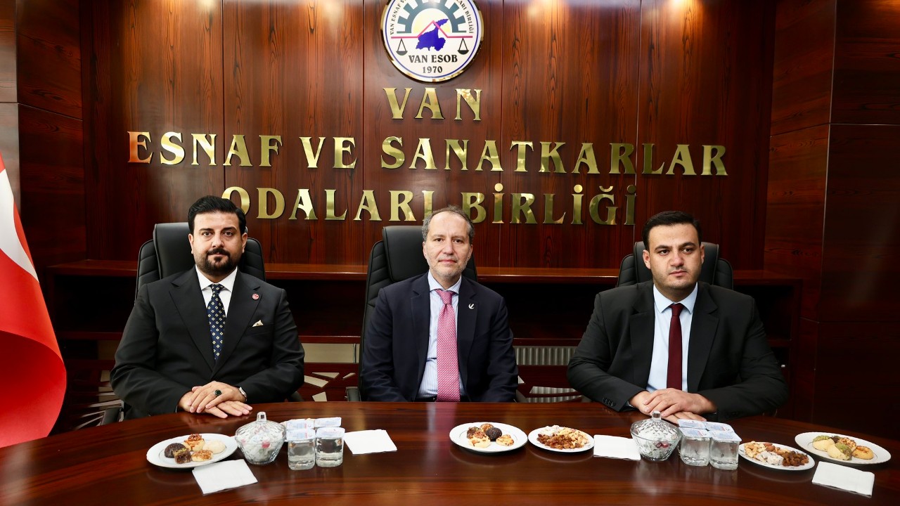 Fatih Erbakan Van Esnaf ve Sanatkarlar Birliğini Ziyaret Etti
