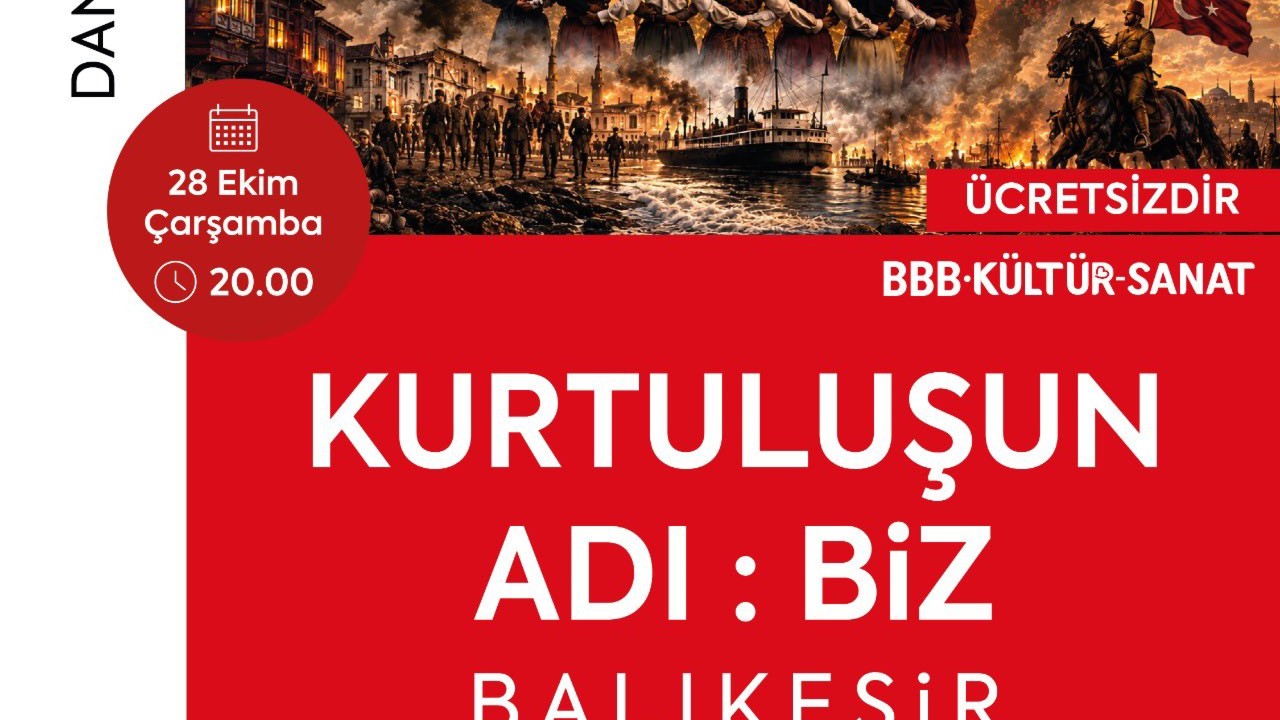 Balıkesir’de Cumhuriyet Bayramı Dans Gösterisi Düzenlenecek