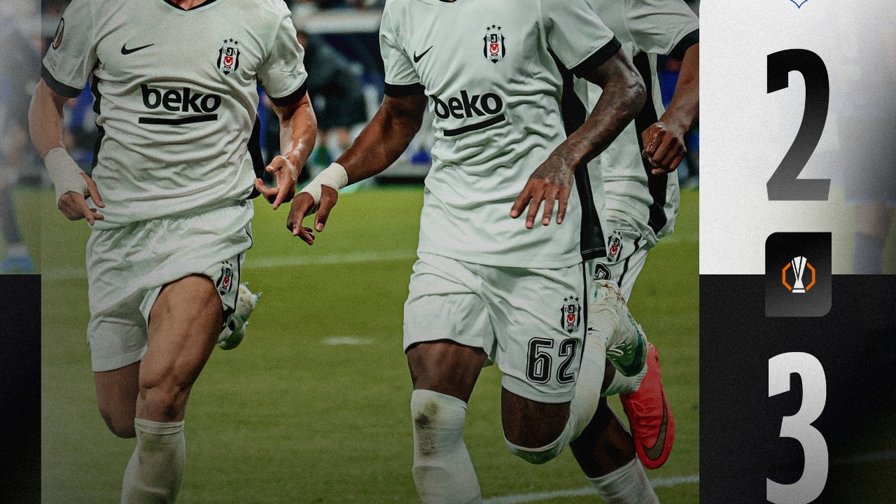 Beşiktaş UEFA Avrupa Ligi’nde Deplasmanda Kazandı
