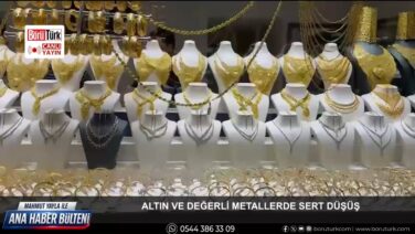 Altın ve değerli metallerde sert düşüş