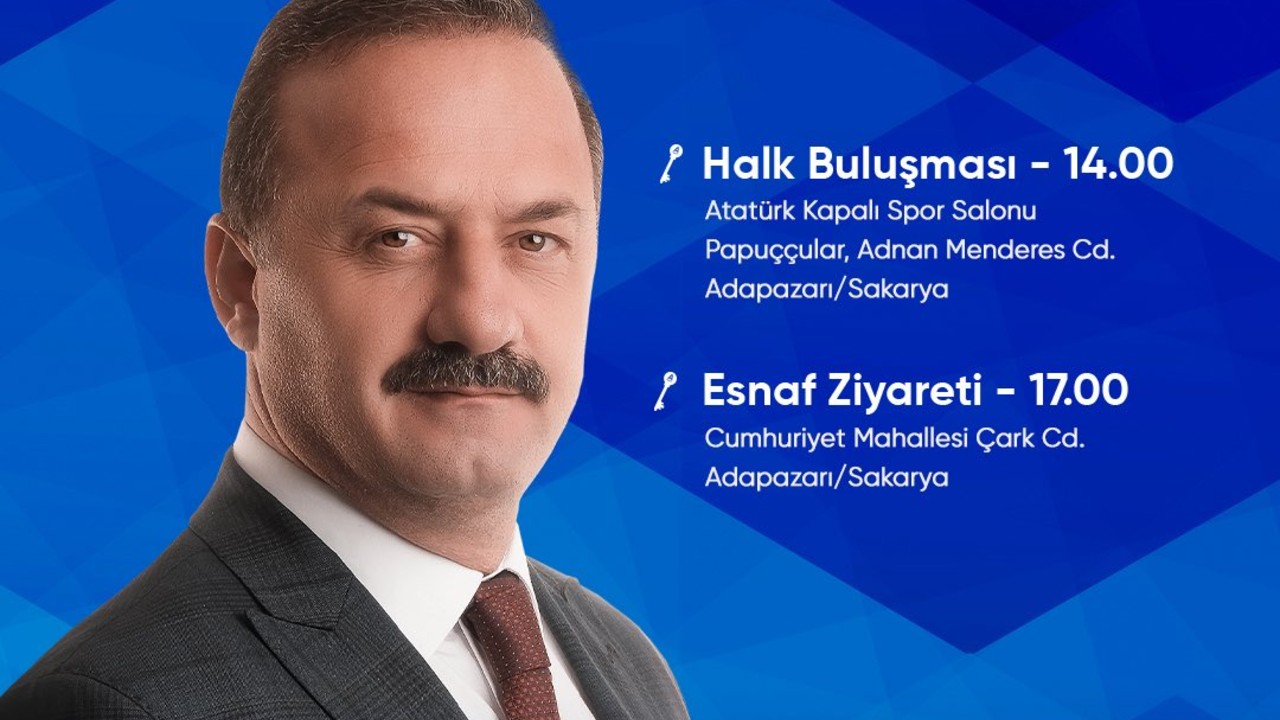 Yavuz Ağıralioğlu 18 Ekim’de Sakarya’da Buluşacak
