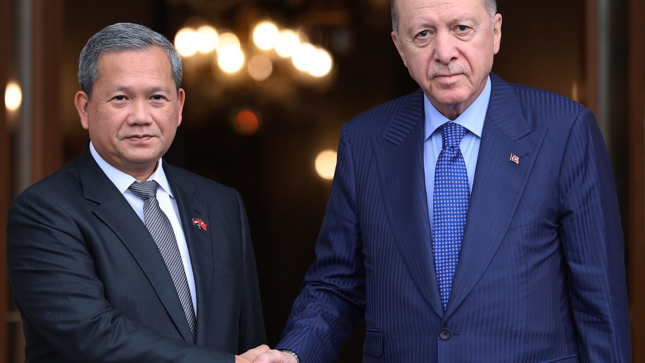 Cumhurbaşkanı Erdoğan Kamboçya Başbakanı’nı Kabul Etti