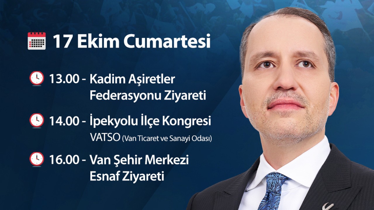 Yeniden Refah Partisi Lideri Erbakan Van’da Program Düzenledi