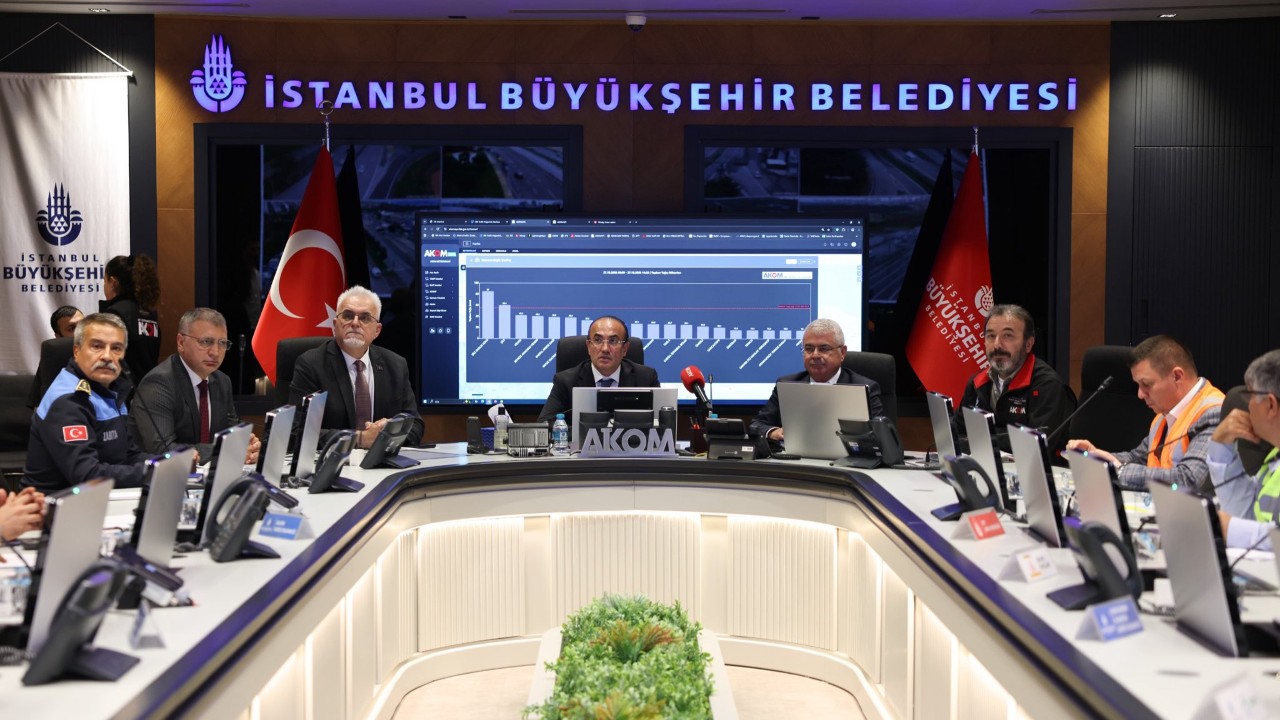 İBB Yöneticileri AKOM’da Yağış Çalışmalarını İnceledi