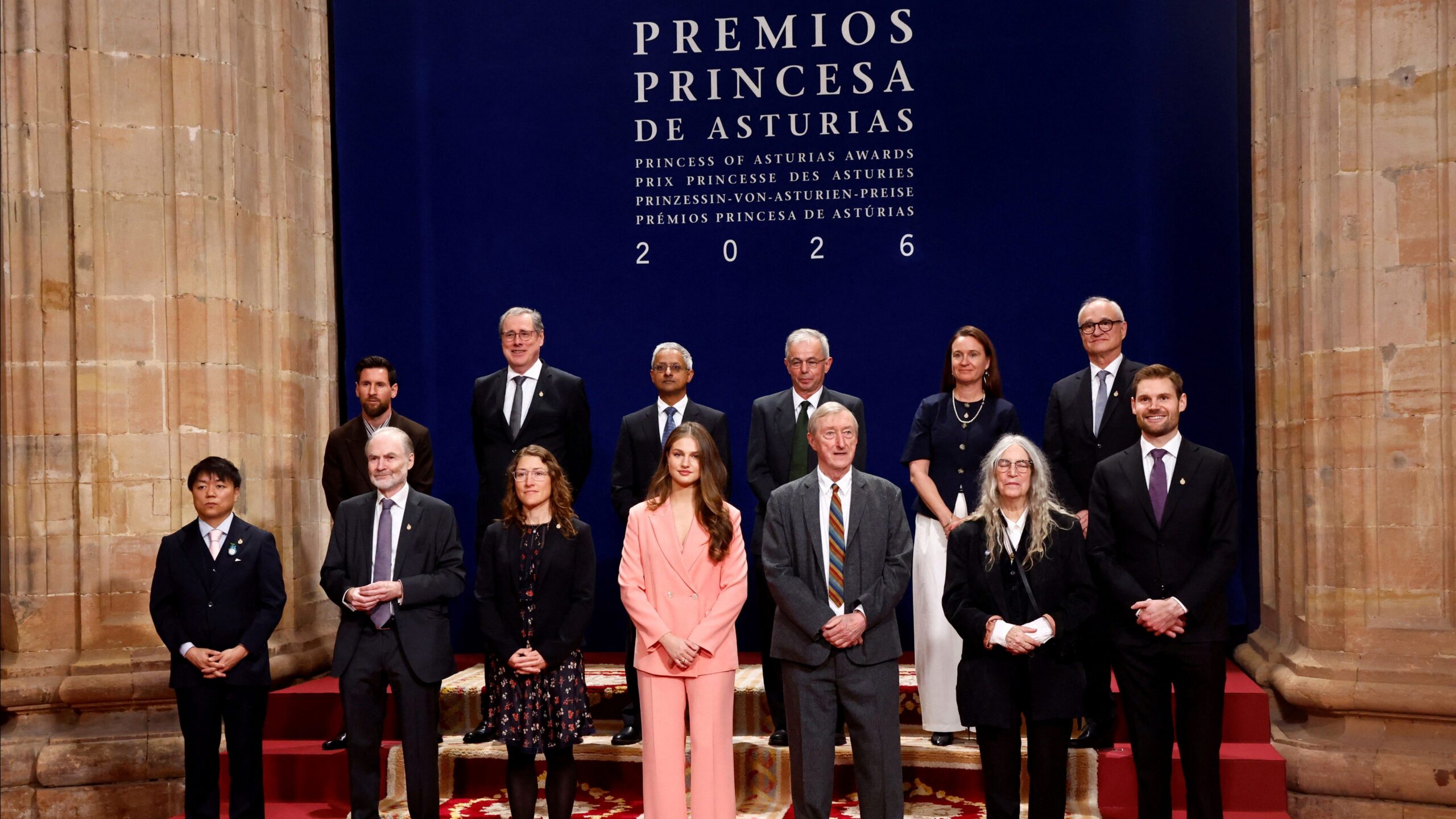 Lionel Messi Asturias Prensesi spor ödülünü Oviedo’da aldı